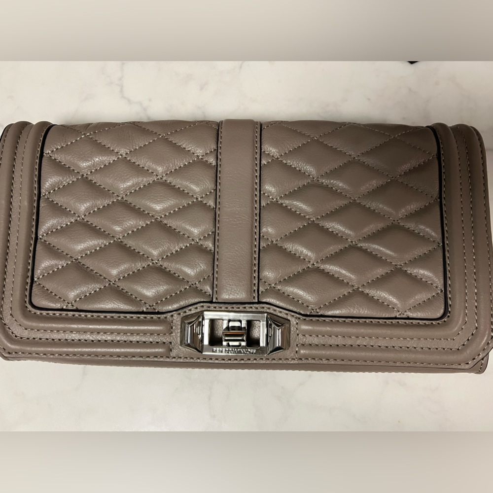 Rebecca Minkoff Gray Clutch/Crossbody LIKE NEW